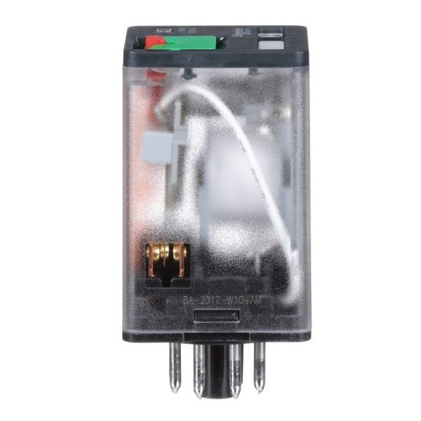 Zelio Relay Rum - Pins Cylindriques  - 2of - 10a - Bouton Test - Led - 120vca