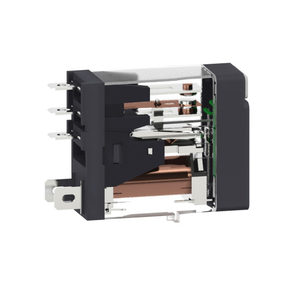 Zelio Relay Rxg - Capot Noir - 1of - 10a - Led - 120vca