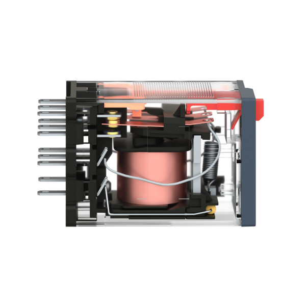 RELAIS MINIATURE 3 CO AVEC LED 24 V AC