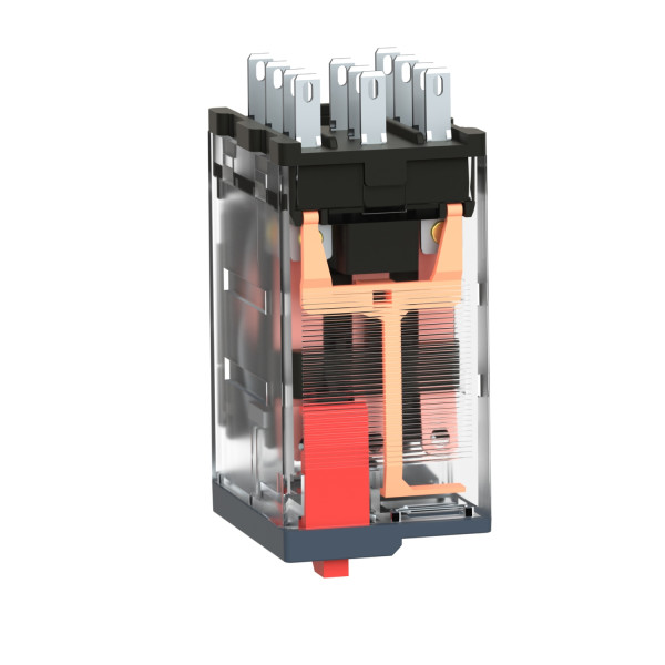 RELAIS MINIATURE 4 CO AVEC LED 120 V AC