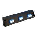 Bloc Fibre Optique Noir Monomode LCS3 Legrand - pour 6 Fibres - Connecteur LC Duplex