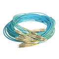 Câble fibre optique 6 lc d- 6 lc d mic om3-10m