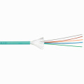 Câble optique OM4 multimode - intérieur/extérieur mèches verre - 6 fibres - 500m