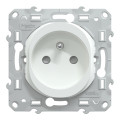 Prise électrique Ovalis Schneider Electric Blanc - 2P+T - 250V - 16A - IP21D - IK04 - 5000 cycle