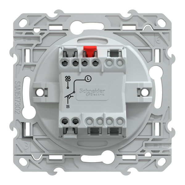 Bouton Poussoir Blanc pour VMC Ovalis Schneider Electric – IK04