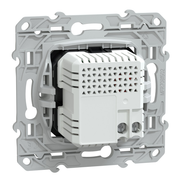 Double Chargeur USB A+A Blanc 10,5 W Ovalis Schneider Electric – avec Support de Fixation