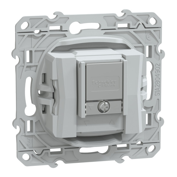 Prise TV/R/SAT Blanche Ovalis Schneider Electric