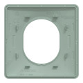 Ovalis - plaque de finition - 1 poste sauge