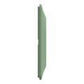 Ovalis - plaque de finition - 1 poste vert forêt