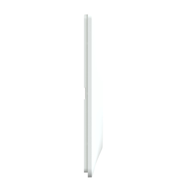Ovalis - lot de 360 plaques de finition de coloris blanc
