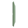 Ovalis - plaque de finition - 2 postes horizontal - entraxe 71mm - vert forêt
