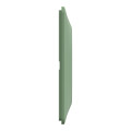 Ovalis - plaque de finition - 3 postes horizontal - entraxe 71mm - vert forêt