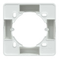 Boîte de montage Ovalis Schneider Electric Blanc - 1 Poste - Intérieur - en Saillie - Plastique Anti-UV - IP21D - IK04