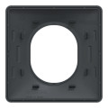 Plaque de Finition Anthracite 1 Poste Ovalis Schneider