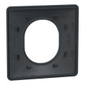 Plaque de Finition Anthracite 1 Poste Ovalis Schneider