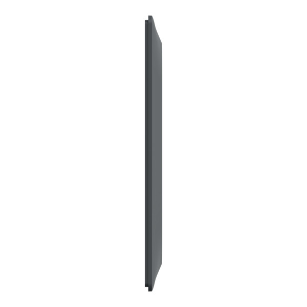 Ovalis - plaque de finition - 2 postes vertical - entraxe 71 mm - anthracite