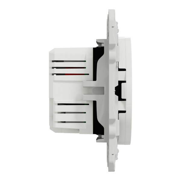 Prise USB double blanc Schneider Odace chargeur 2,1A
