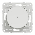 Bouton Poussoir Blanc 10 A Connecté Zigbee Wiser Odace Schneider