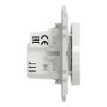 Interrupteur Volet-Roulant Blanc 4 A Connecté Zigbee Wiser Odace Schneider