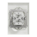 Prise de courant 2P+T aluminium Schneider Odace standard allemand ST YL