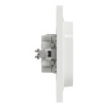 Prise de courant 2P+T aluminium Schneider Odace standard allemand ST YL