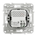 Prise USB double aluminium Schneider Odace chargeur 2,1A