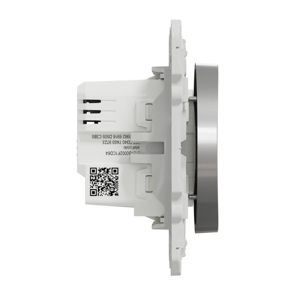 Variateur Poussoir Zigbee Aluminium Wiser Odace Schneider Electric - 2 Fils