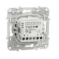 Bouton Poussoir Aluminium 10 A Connecté Zigbee Wiser Odace Schneider