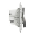 Bouton Poussoir Aluminium 10 A Connecté Zigbee Wiser Odace Schneider