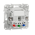 Wiser odace - prise 2p+t connectée - 16a  - zigbee - aluminium