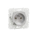 Wiser odace - prise 2p+t connectée - 16a  - zigbee - aluminium