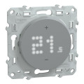 Wiser odace - thermostat connecté filaire - 2a - aluminium