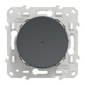 Wiser odace - bouton poussoir - 10a - zigbee - anthracite