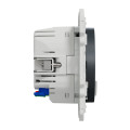 Wiser odace - prise 2p+t connectée - 16a  - zigbee - anthracite