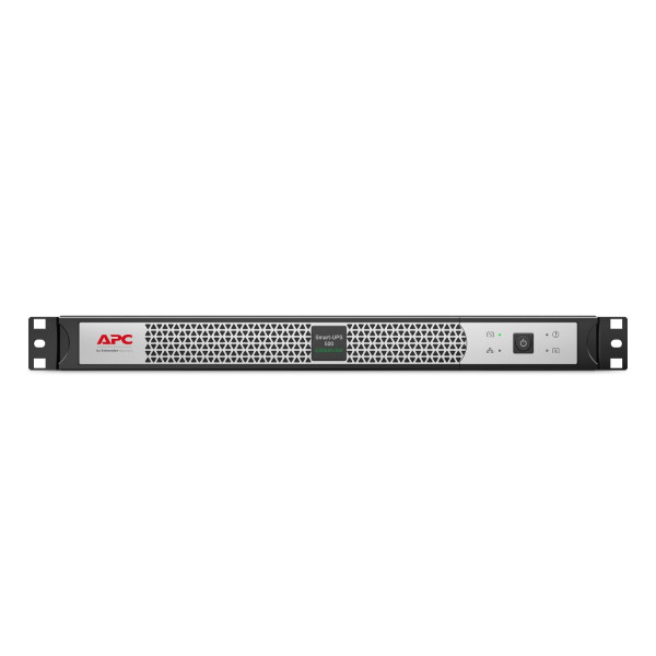 Smartups c - batterie li ion - 1u rack faible profondeur - 500va - carte réseau