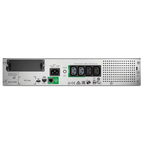 Smart-ups smt - onduleur line-interactive - 230v - 750va - rack - smartconnect - Schneider Electric - SMT750RMI2UC