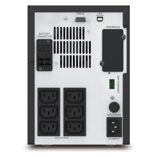 Easy ups smvs - onduleur 1p line-interactive - 230v - 1000va - prises iec - tour