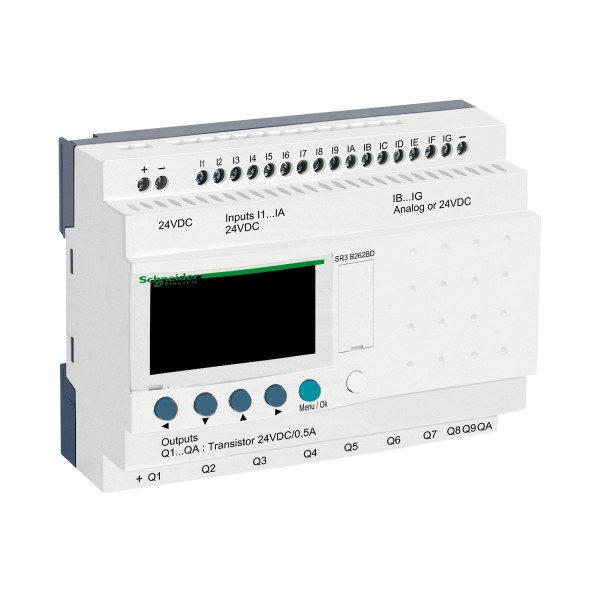 ML 26 E/S TRANSISTOR 24VDC ECRAN & HORL