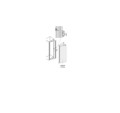 Support plastron pivotant h=2000mm l=400mm (x1)