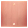 Façade confidence laiton cuivre satiné simple knx 4 boutons +led +infra-rouge à vis