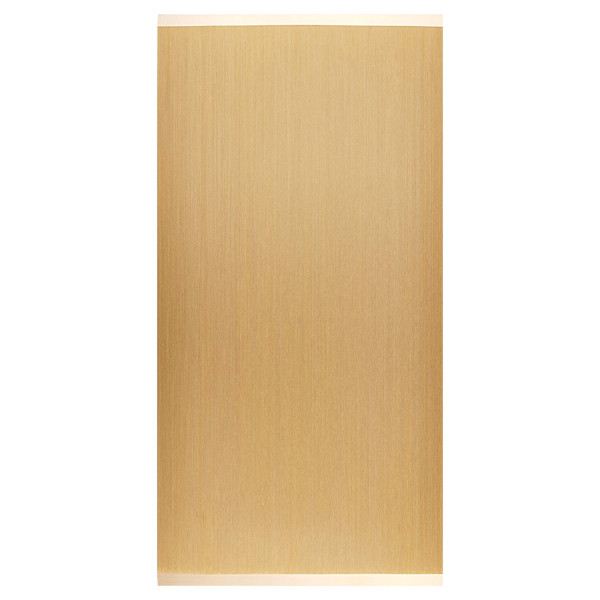 Façade étroite confidence laiton brossé 1 basculeur à led