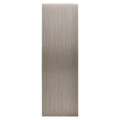 Façade confidence laiton acier brossé etroite longue 1 gros bouton poussoir push 