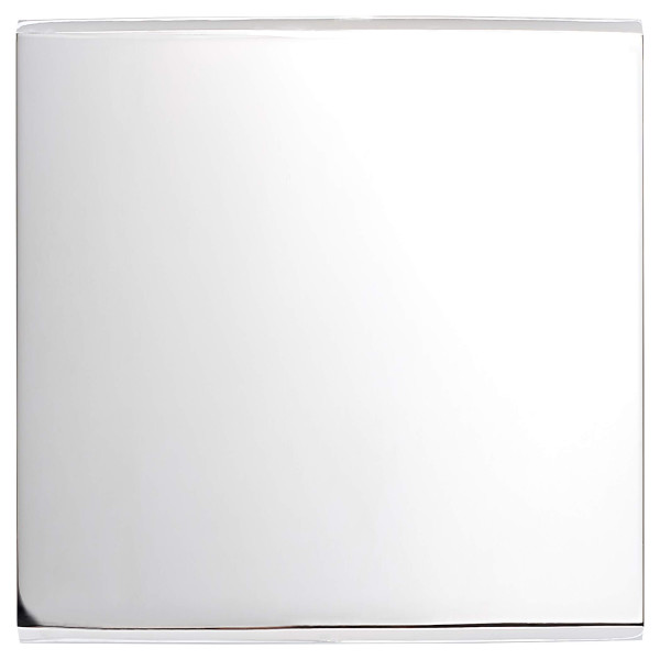 Façade confidence laiton chrome miroir simple knx 4 boutons +led +infra-rouge magnétique - Modelec - 724415M-L