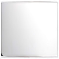 Façade confidence laiton chrome miroir simple knx 4 boutons +led +infra-rouge magnétique - Modelec - 724415M-L
