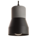Steel Wood Lamp béton Noir Mat 130 centimetre de diametre (SPE210155)