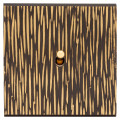 Façade fascination laiton fauve double verticale liseuse fine 20