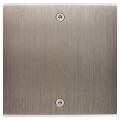 Façade confidence laiton acier brossé simple knx 4 boutons +porte étiquette à vis