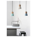 Cement Wood Lampe azure (SPE140046)