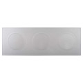Façade désir aluminium soft touch triple horizontale 1 prise schuko 2 media 2 media