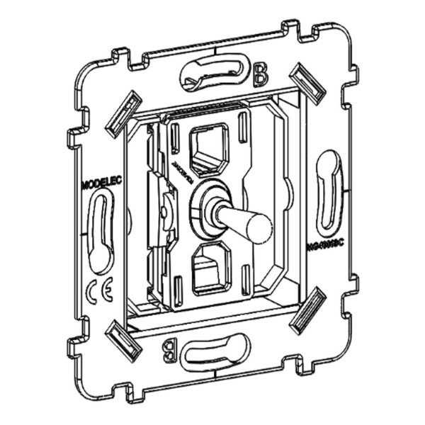 Mécanisme à connexion automatique permutateur dore pour collection iris